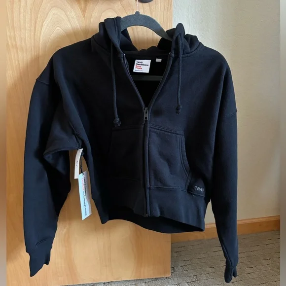 Aritzia | Tops | Aritzia Tna Extra Fleece Boyfriend Boxy Zip